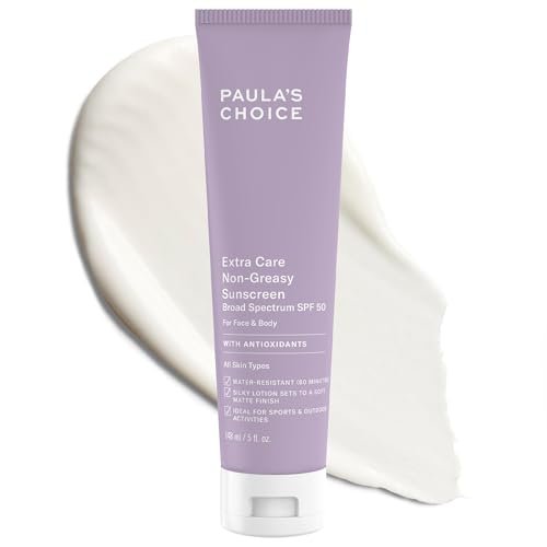 Paula's Choice Extra Care Oil Free Sunscreen SPF 50 - Fragrance-Free Face & Body Sunscreen with Aloe & Vitamin A/C, Sweat & Water Resistant, 5 oz - görsel 2