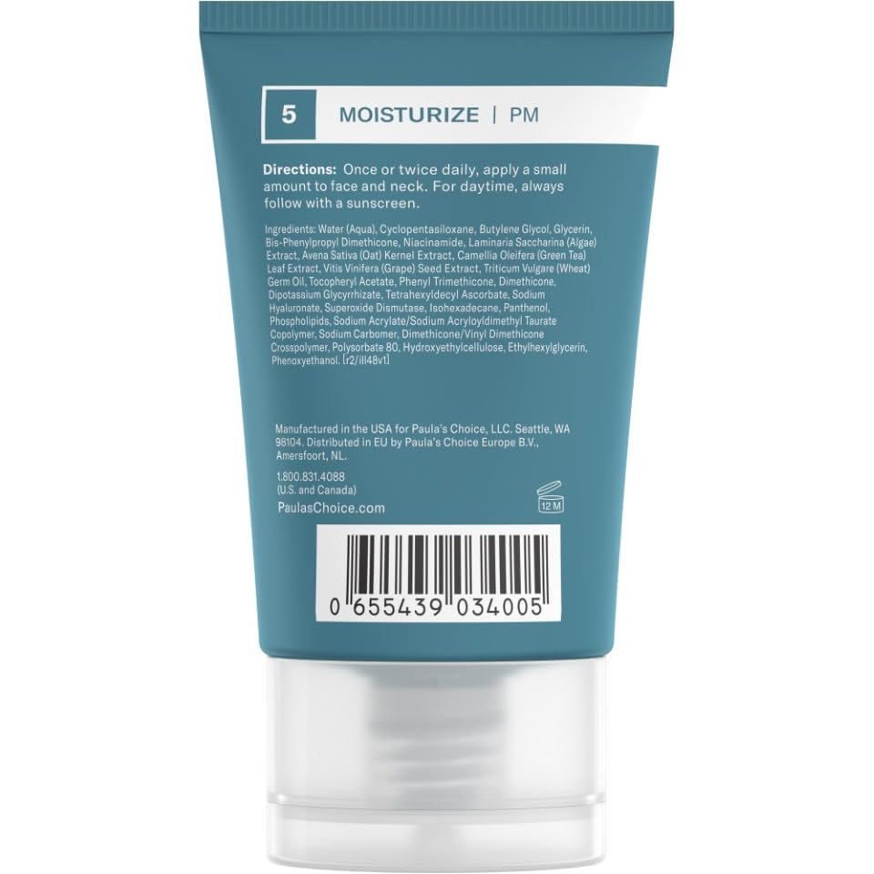 Paula's Choice SKIN BALANCING Invisible Finish Gel Moisturizer for Oily Skin with Niacinamide & Hyaluronic Acid, 2 oz Avelisse