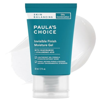 Paula's Choice SKIN BALANCING Invisible Finish Gel Moisturizer for Oily Skin with Niacinamide & Hyaluronic Acid, 2 oz Avelisse