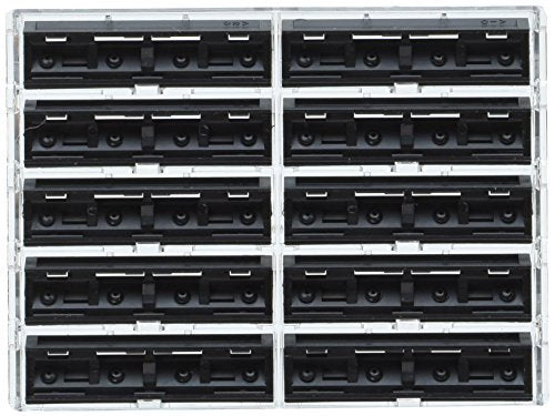 100 Personna Twin Pivot Plus Blades for Trac2 and Atra Razors (10 Count, Pack of 10) Avelisse