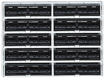 100 Personna Twin Pivot Plus Blades for Trac2 and Atra Razors (10 Count, Pack of 10) Avelisse