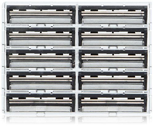 100 Personna Twin Pivot Plus Blades for Trac2 and Atra Razors (10 Count, Pack of 10) Avelisse