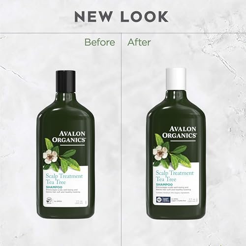 Avalon Organics Tea Tree Scalp Treatment Shampoo – 11 fl oz | Soothing Shampoo for Dandruff, Dry Scalp & Hair Care - görsel 14