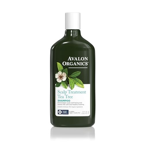 Avalon Organics Tea Tree Scalp Treatment Shampoo – 11 fl oz | Soothing Shampoo for Dandruff, Dry Scalp & Hair Care - görsel 2