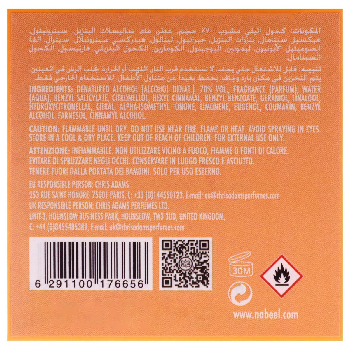 NABEEL Heritage Collection Eau de Parfum - Unisex Arabian Perfume with Lemon, Saffron, Cedarwood, Amber, Vetiver & Sandalwood - Travel Size 1.65 oz - görsel 13