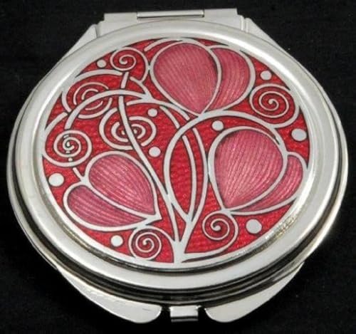Celtic Swirls Compact Mirror – Red | Sea Gems Purse Mirror - görsel 2