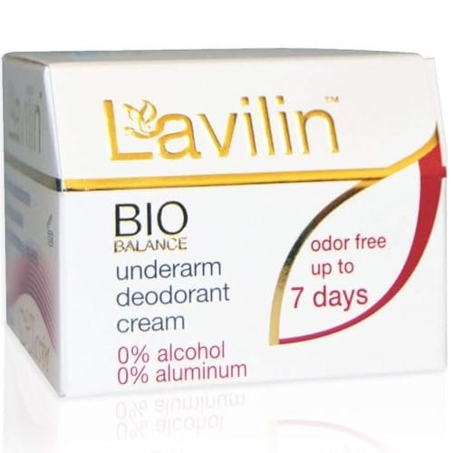 Lavilin Underarm Deodorant Cream - Long-Lasting Natural Deodorant, 0.44 oz (12.5 g) Avelisse