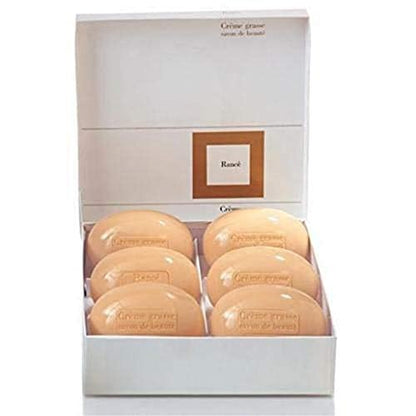 Rancé Jasmine Crème Grasse Soap – 6 x 220g Bars, Traditional French Soap for Luxurious Skincare