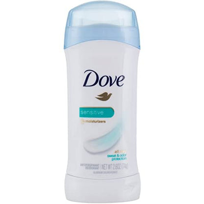 Dove Antiperspirant Deodorant for Sensitive Skin, 2.6 oz - Gentle & Effective Protection