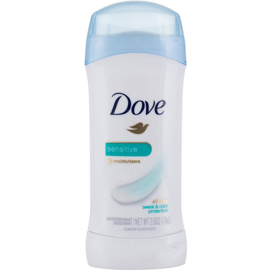 Dove Antiperspirant Deodorant for Sensitive Skin, 2.6 oz - Gentle & Effective Protection