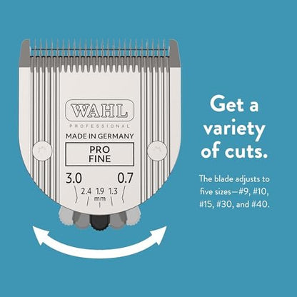 Wahl Professional Animal 5-in-1 Adjustable Clipper Blade Replacement – Silver, for Arco, Bravura, Chromado & More Avelisse