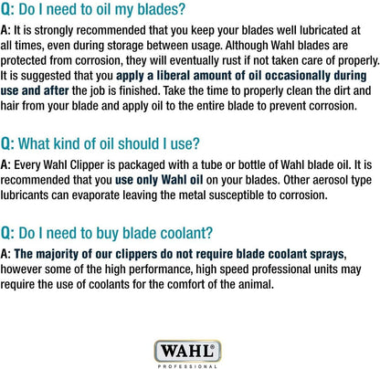 Wahl Professional Animal 5-in-1 Adjustable Clipper Blade Replacement – Silver, for Arco, Bravura, Chromado & More Avelisse