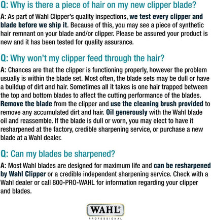 Wahl Professional Animal 5-in-1 Adjustable Clipper Blade Replacement – Silver, for Arco, Bravura, Chromado & More Avelisse