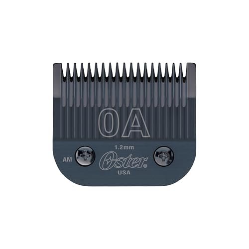 Oster Professional Clipper Blades - Size 0A - High-Carbon Steel, Ultra-Sharp Precision - Compatible with Oster Detachable Blade Clippers Avelisse