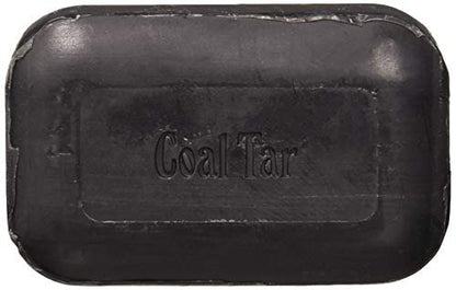 Soap Works Coal Tar Bar Soap – 6 Count, Therapeutic Skin Care for Psoriasis & Eczema Avelisse