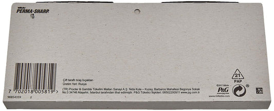 Perma-Sharp Double Edge Safety Razor Blades – 100 Count (5 Packs of 20)