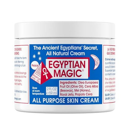 Egyptian Magic All Purpose Skin Cream – 2 oz Jar for Face, Body, Eczema, Scars, Stretch Marks & Tattoo Aftercare