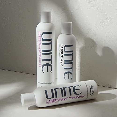 UNITE Hair LAZER Straight Relaxing Fluid – Anti-Humidity Styling Fluid for Smooth, Straight Hair with Thermal Protection – 8 Fl Oz Avelisse