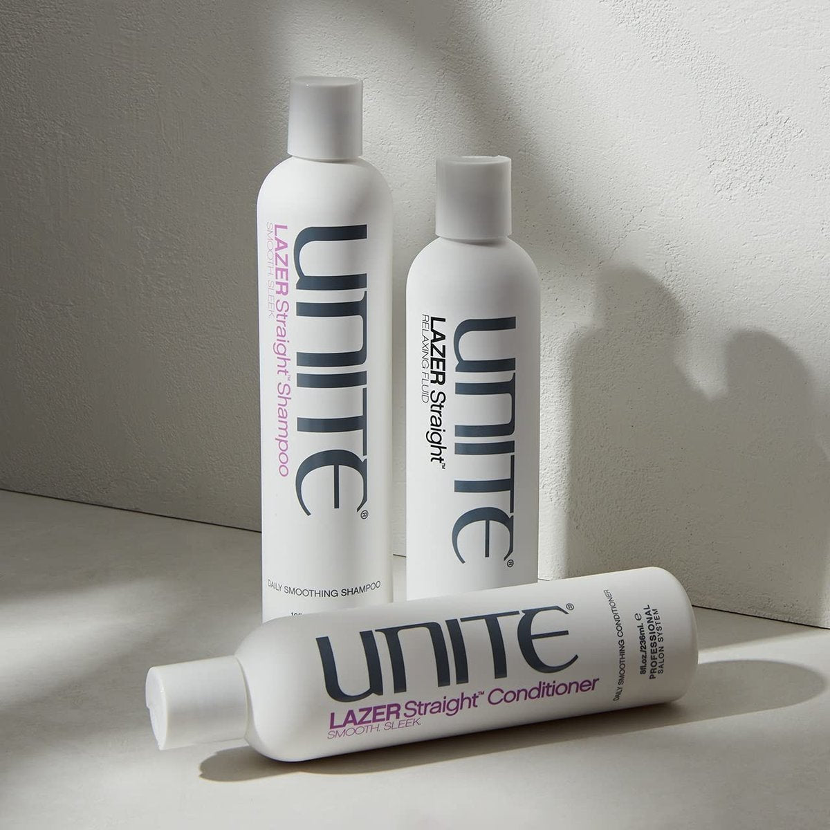 UNITE Hair LAZER Straight Relaxing Fluid – Anti-Humidity Styling Fluid for Smooth, Straight Hair with Thermal Protection – 8 Fl Oz Avelisse