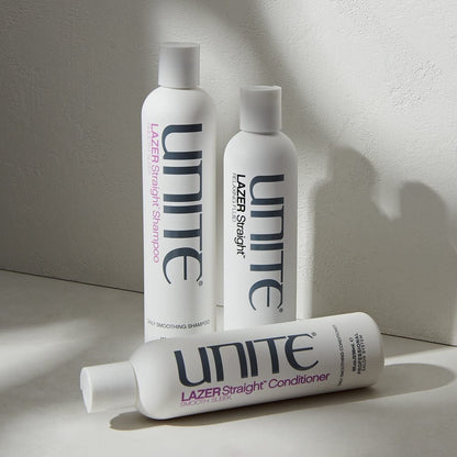 UNITE Hair LAZER Straight Relaxing Fluid – Anti-Humidity Styling Fluid for Smooth, Straight Hair with Thermal Protection – 8 Fl Oz Avelisse