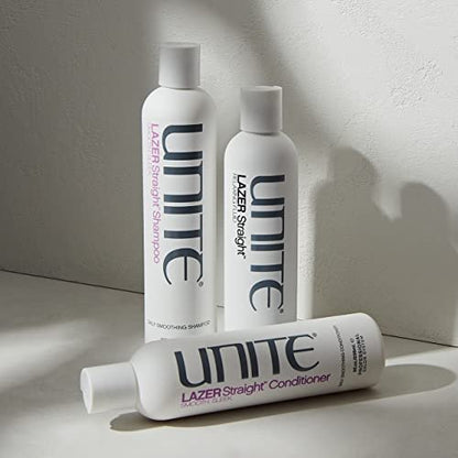 UNITE Hair LAZER Straight Shampoo – Smoothing Cleanser for Frizz Control & Unruly Hair – 10 Fl Oz Avelisse