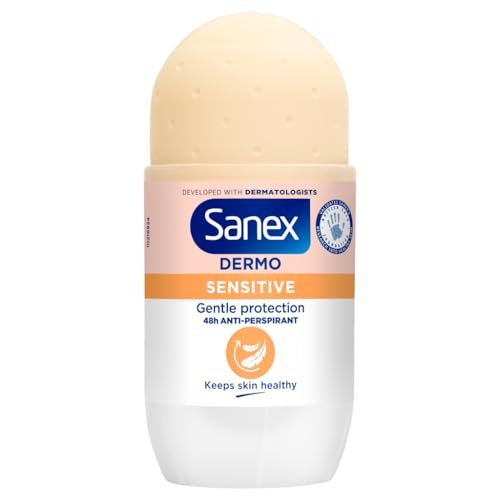 Sanex Dermo Sensitive Extra Cool Roll On Deodorant 50ml – Alcohol-Free, Aluminum-Free for Sensitive Skin - görsel 1