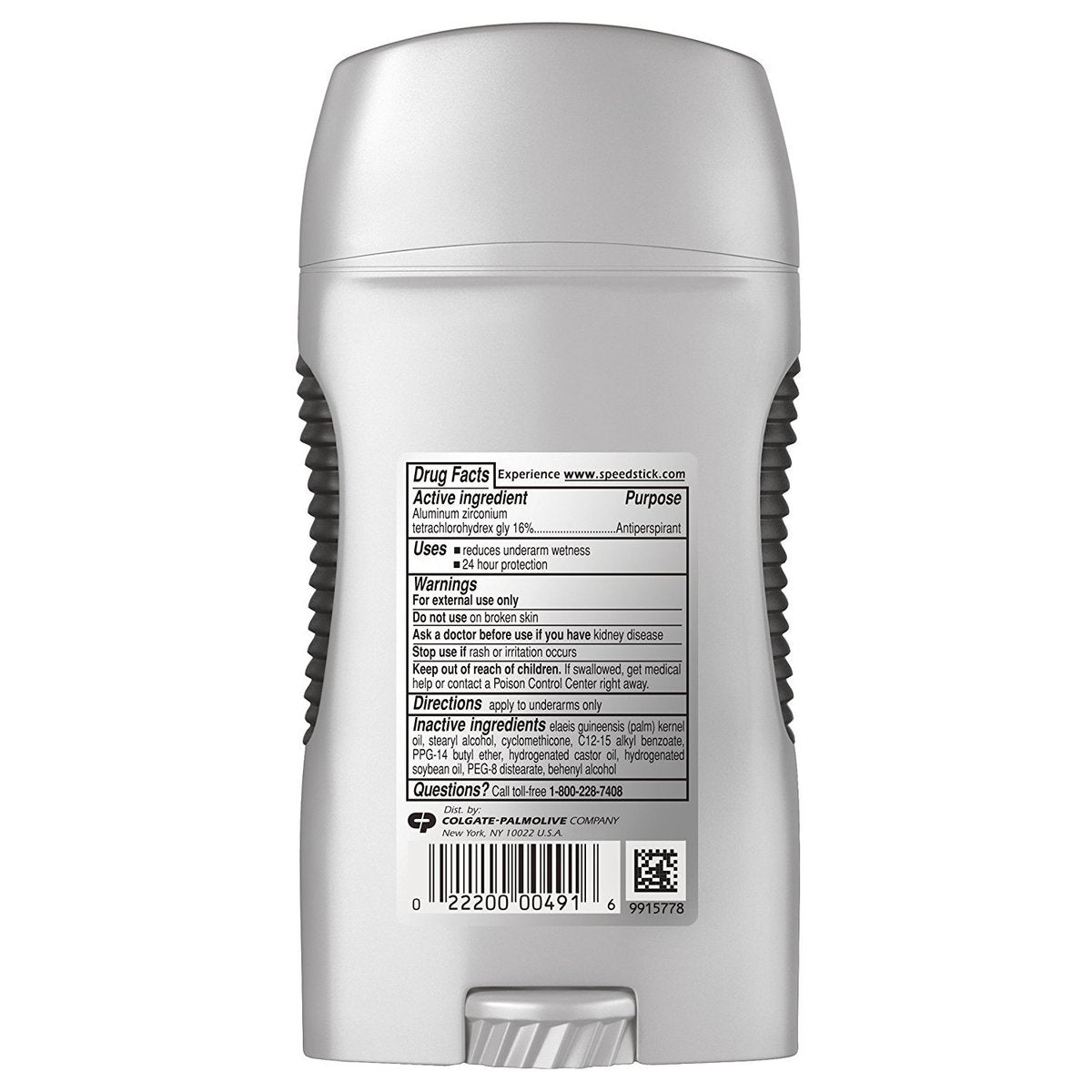Speed Stick Anti-Perspirant Deodorant, Unscented, 3 oz (Pack of 3) - görsel 6