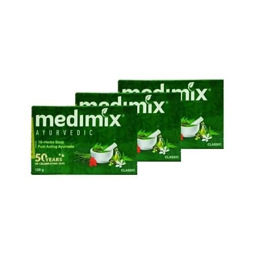 Medimix Real Ayurvedic Soap 125g (Pack of 3) – Natural Herbal Cleansing Bar - görsel 2