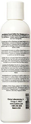 Naked Moisture Repair Shampoo 8oz – Restorative & Sulfate-Free for Damaged Hair