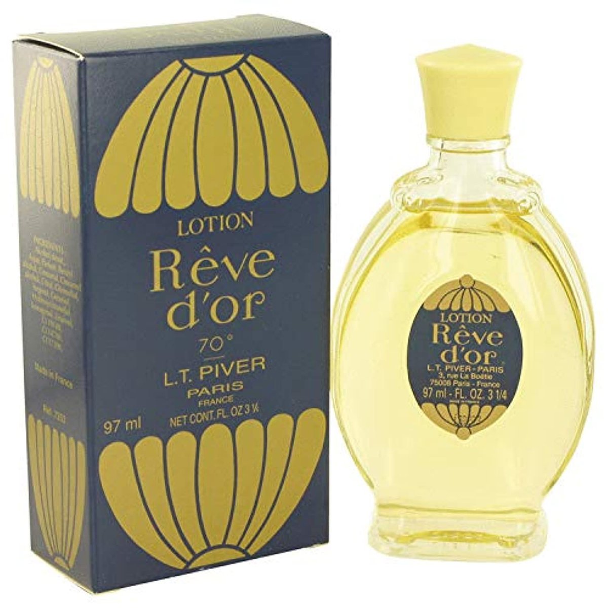 Piver Reve D'or Cologne Splash for Women - 3.25 oz | Classic Floral Fragrance Avelisse