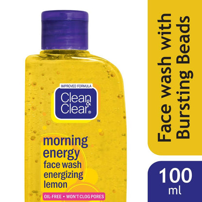 Clean & Clear Morning Energy Lemon Face Wash, 100ml