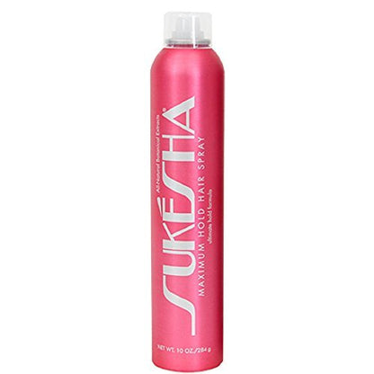 Sukesha Maximum Hold Hair Spray - 10 oz, Clear, Strong Hold & Long-Lasting Finish Avelisse