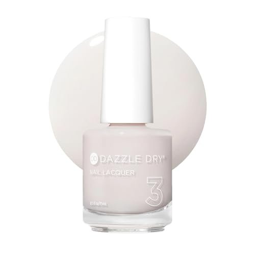 Dazzle Dry Nail Lacquer (Step 3) - Alluring Charm - Warm Pale Pink Creamy Finish - 0.5 fl oz Avelisse