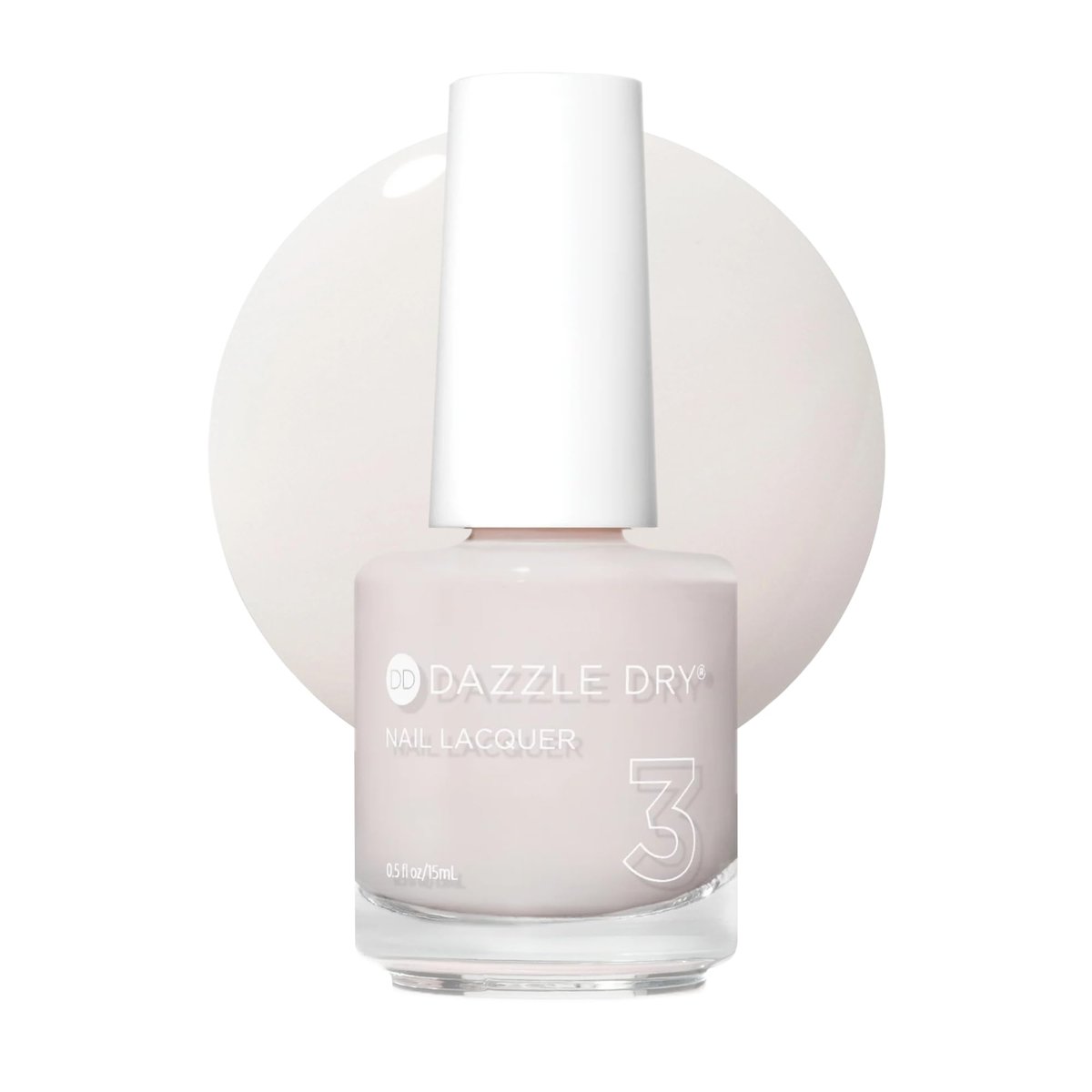 Dazzle Dry Nail Lacquer (Step 3) - Alluring Charm - Warm Pale Pink Creamy Finish - 0.5 fl oz Avelisse