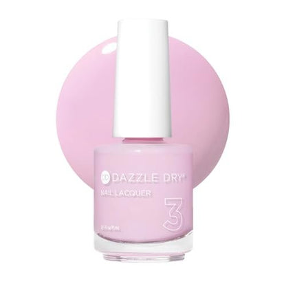 Dazzle Dry Nail Lacquer (Step 3) - Soft Caress - Cool Peony Pink Full Coverage Cream - 0.5 fl oz Avelisse