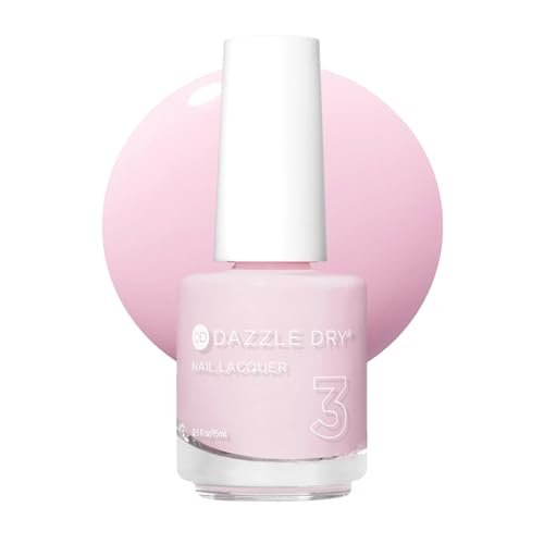 Dazzle Dry Nail Lacquer (Step 3) - Girlishly Giddy - Classic Light Pink Cream Nail Polish, 0.5 fl oz - görsel 2