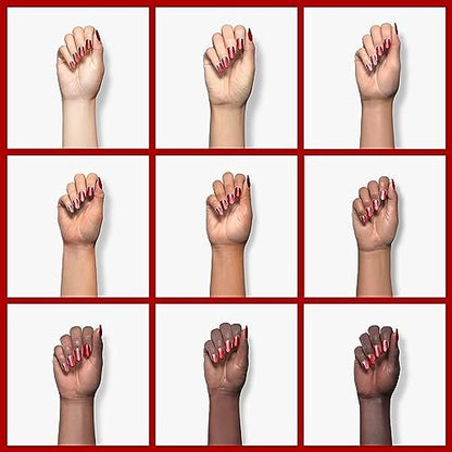 Dazzle Dry Nail Lacquer (Step 3) - Rapid Red - Full Coverage Classic True Red, 0.5 fl oz Avelisse