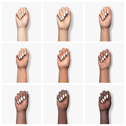 Dazzle Dry Nail Lacquer (Step 3) - White Lightning - True Stark White Full Coverage Cream, 0.5 fl oz Avelisse
