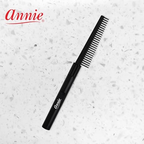 Annie Twist Comb #10 – Black Plastic Hair Comb for Styling & Detangling - görsel 5