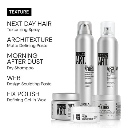 L'Oréal Professionnel Paris Architexture Medium Hold Texturizing Pomade - Matte Definition for All Hair Types Avelisse