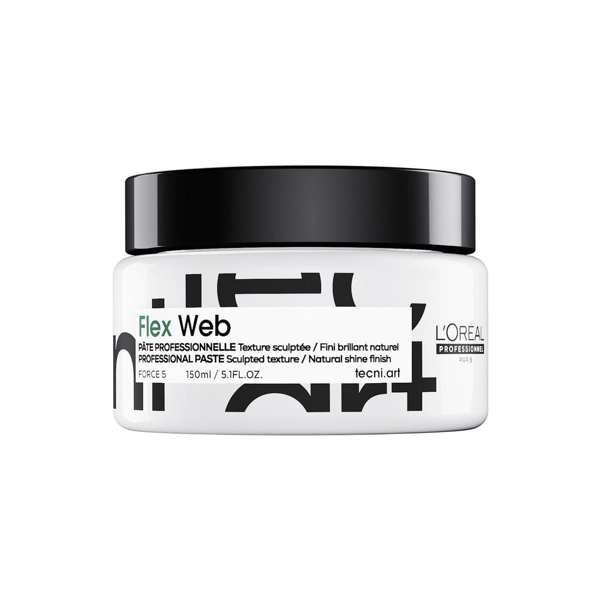 L'Oréal Professionnel Paris Flex Web Texture Paste - Strong Hold Pomade & Styling Gel for All Hair Types (5.1 Fl Oz) Avelisse
