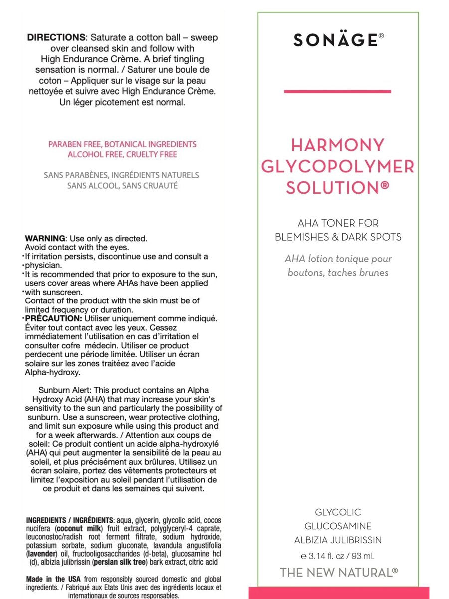 Sonage Harmony Glycolic Peel: Pro Spa Strength Exfoliation for Glowing Skin | 8 Fl Oz - görsel 13
