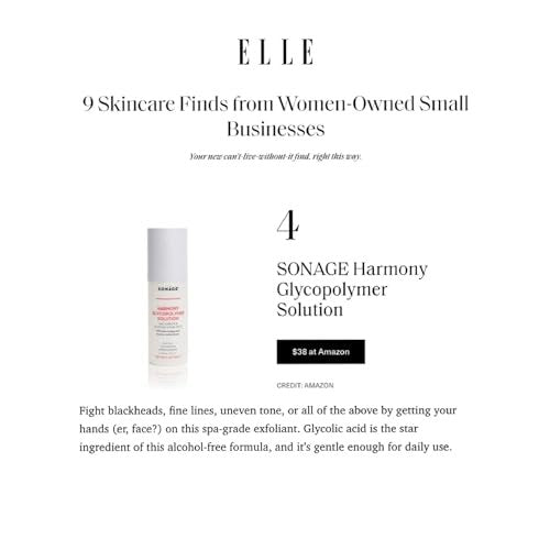 Sonage Harmony Glycolic Peel: Pro Spa Strength Exfoliation for Glowing Skin | 8 Fl Oz - görsel 8