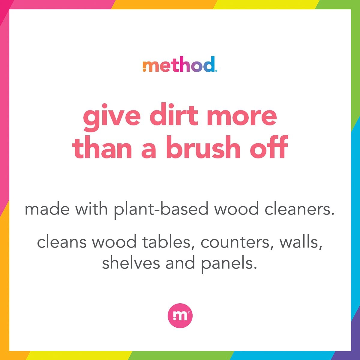Method Daily Wood Cleaner, Almond, 28 oz Spray Bottle - Gentle Wood Surface Cleaner for Shelves, Tables & More - görsel 7
