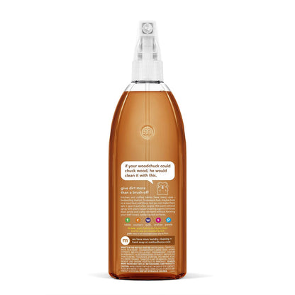 Method Daily Wood Cleaner, Almond, 28 oz Spray Bottle - Gentle Wood Surface Cleaner for Shelves, Tables & More