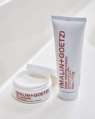MALIN+GOETZ Hair Pomade – Firm Hold Styling for Volume, Shape & Texture – Beeswax, Meadowfoam, Cannabis & Soybean Oils – Tames Flyaways + Smooths Ends – Vegetarian & Cruelty-Free (2 oz) Avelisse