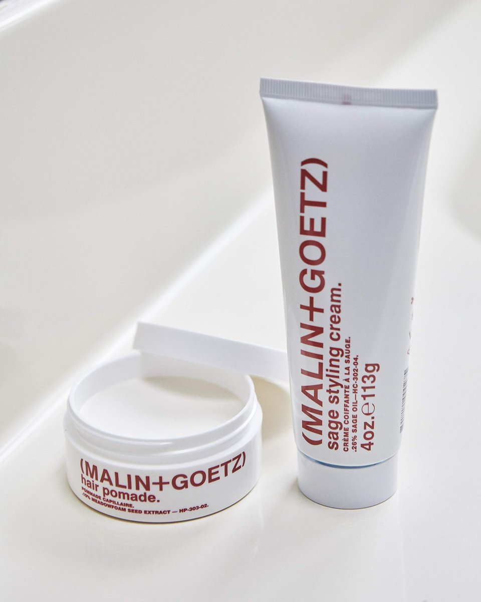 MALIN+GOETZ Hair Pomade – Firm Hold Styling for Volume, Shape & Texture – Beeswax, Meadowfoam, Cannabis & Soybean Oils – Tames Flyaways + Smooths Ends – Vegetarian & Cruelty-Free (2 oz) Avelisse