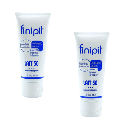 Nufree Finipil Lait 50 – Antiseptic Post-Hair Removal Lotion, Soothes & Protects Skin, Set of 2 Tubes 44 Ml Avelisse