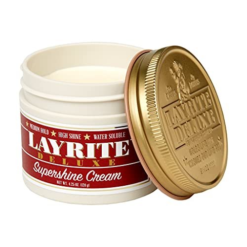 Layrite Supershine Cream, 4.25 oz – High-Shine Pomade for Polished Styles Avelisse
