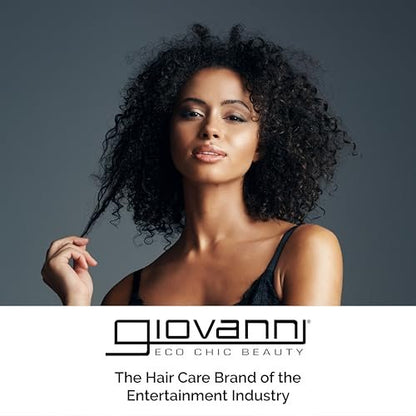 GIOVANNI 2chic Ultra-Sleek Shampoo - Brazilian Phyto-Keratin & Moroccan Argan Oil, Anti-Frizz Formula, 24 oz